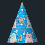Hanukkah Party Hat "Hund, Katze, Maus und Vogel" Partyhütchen<br><div class="desc">Hanukkah Party Hat "Hund,  Katze,  Maus und Vogel" Fügen Sie Ihrem Hanukkah Party mit diesen niedlichen und bunten Party Hüte.  Lasst uns das Party anfangen! Genießen Sie unsere passenden Teller,  Servietten und Becher. Happy Hanukkah/Chanukah Sameach! Vielen Dank für Ihr Kommen und Shopping!!!</div>