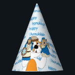 Hanukkah Party Hat "Zeevie and the Macabbees" Partyhütchen<br><div class="desc">Hanukkah Party Hat "Zeevie und die Macabbees" Fügen Sie Ihrem Hanukkah Party mit diesen niedlichen und farbenfrohen Party Hüten. Lasst uns das Party starten! Genießen Sie unsere passenden Teller,  Servietten und Becher. Happy Hanukkah/Chanukah Sameach! Danke,  dass du angehalten und einkaufen warst!!!</div>