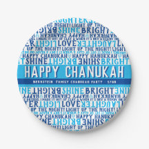 HANUKKAH Phases Liebe Light Laughter FunkyType Blu