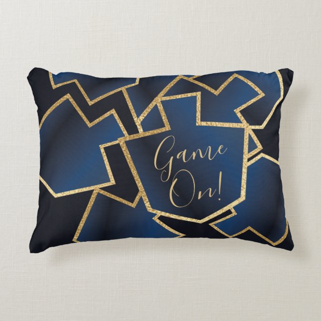 Hanukkah Pillow Dreidels Spiel auf Dekokissen (Vorderseite)