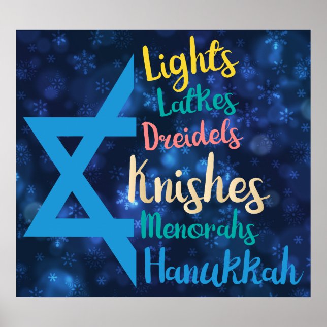 Hanukkah Poster (Vorne)