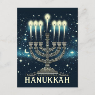 Hanukkah Postkarte