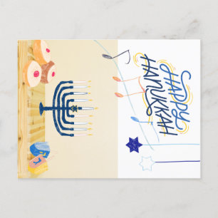 Hanukkah Postkarte