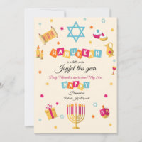 Hanukkah Pregnancy Announcement Holiday Card