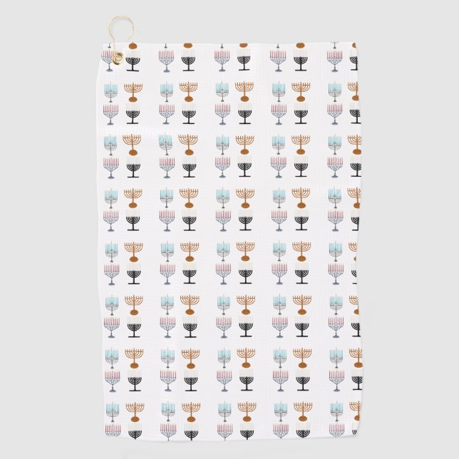 Hanukkah Religion Judaismus Golfhandtuch (Vorderseite)