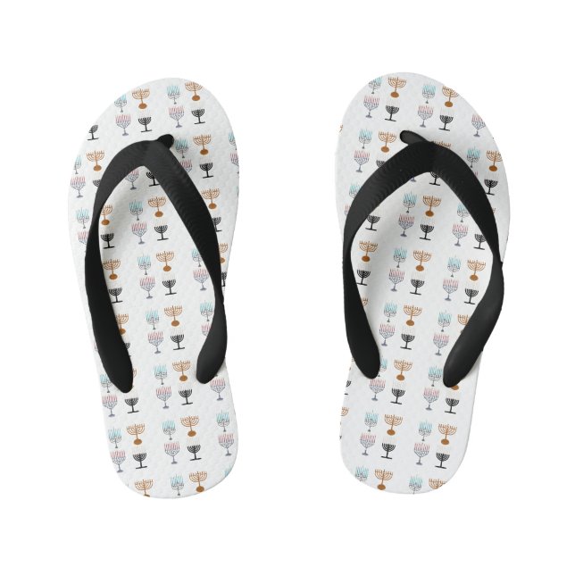Hanukkah Religion Judaismus Kinderbadesandalen (Fußbett)