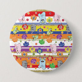 Hanukkah Round Button, Maus und Freunde Button