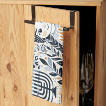 Hanukkah Sameach Glow Kitchen Handtücher: Infuse y