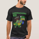 Hanukkah Saurus Rex Funny T Rex Dinosaur Hanukkah T-Shirt<br><div class="desc">Herausforderung an ya Junge,  hässliche hanukkah,  jüdische hanukkah,  chanukiah,  menorah,  dreidel,  herausforderndes Brot,  Latkes,  jüdische Weihnachten,  jüdische Jungen,  jüdische Mädchen,  jüdische Männer,  Judenfrauen,  Juwdolph,  hässlicher Pullover,  matzo Kugel,  Deck die Kugeln,  hanukkah frech,  hässliche Weihnachten,  hanukkah freudlicher schöner Juden,  fröhliche Christmukah,  meowzel tov chanukah,  jüdischer Katzenbesitzer,  jüdischer meowzel tov</div>