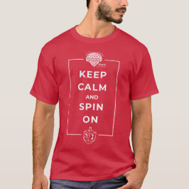 Hanukkah-Shirt für Erwachsene - "Keep Calm and Spi T-Shirt