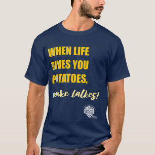 Hanukkah-Shirt für Erwachsene - "Mach Latkes" T-Shirt
