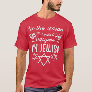 Hanukkah Shirts Jeder ich bin jüdisch Menorah Hanu