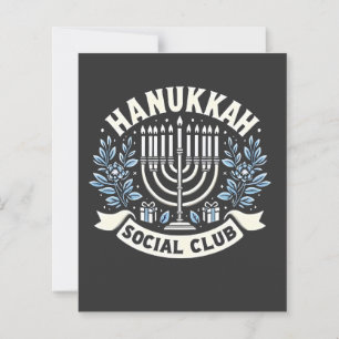 Hanukkah Social Club Funny Jewish Hanukkah