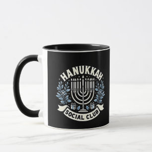 Hanukkah Social Club Funny Jewish Hanukkah Tasse