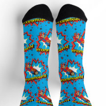 Hanukkah-Socken "Super Judah"