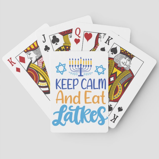 Hanukkah Spielkarten (Rückseite)