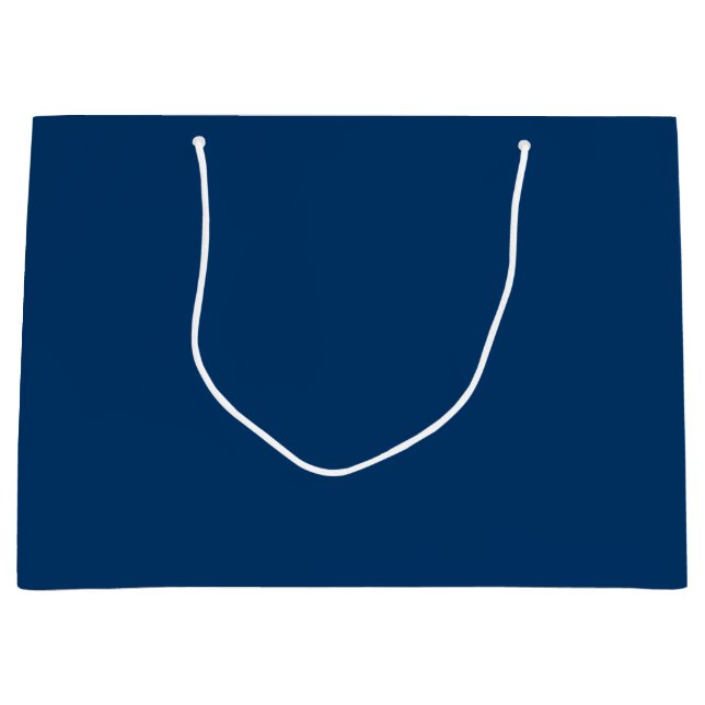 Hanukkah Star Midnight Blue Große Geschenktüte (Vorderseite)