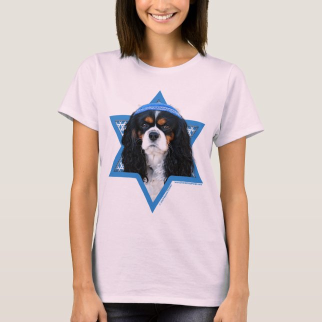 Hanukkah Star von David - Cavalier T-Shirt (Vorderseite)