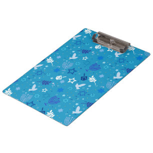 Hanukkah Stars Clipboard Klemmbrett