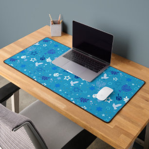 Hanukkah Stars Desk Mat Schreibtischunterlage