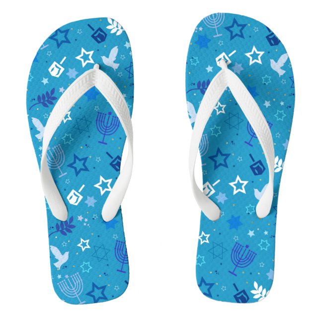 Hanukkah Stars Flip Flops (Fußbett)