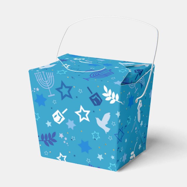 Hanukkah Stars Gevor Box Geschenkschachtel (Vorderseite)