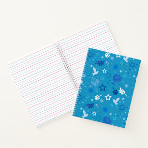 Hanukkah Stars Notebook Notizbuch