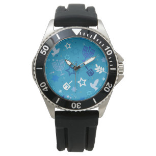Hanukkah Stars Watch Armbanduhr