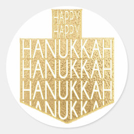 Hanukkah Stickers (1 1/2" oder 3")"Hanukkah Dreide