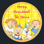 Hanukkah Stickers (1 1/2" oder 3") Hanukkah Spaß!<br><div class="desc">Personalisieren Sie Ihre Schriftart, indem Sie Größe, Stil, Farbe und Wortlaut ändern. So viele Verwendungsmöglichkeiten: An und von Geschenksticker, Dankeschön an Aufkleber auf Leckereien, Tortentopper (kleben auf schweren Karton, schneiden Aufkleber, Kassette, Keilzahnhalter auf der Rückseite des Karton), oder wie wäre es mit Geschenketiketten (kleben auf schweren Karton, schneiden Aufkleber, schlagen...</div>