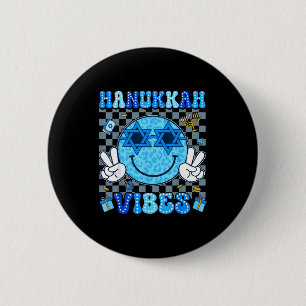 Hanukkah Stimmung Chanukah Pyjama Frohes Hanukkah Button