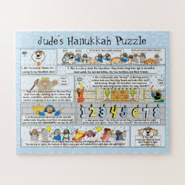 Hanukkah Story Puzzle 16 x 20 übergroße Stücke