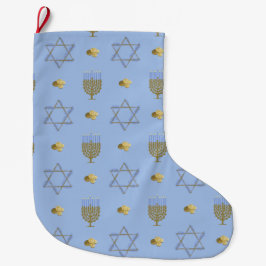 Hanukkah-Strumpf Großer Weihnachtsstrumpf