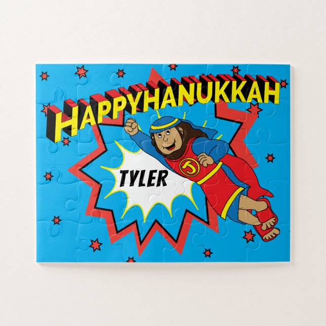 Hanukkah Super Judah (Horizontal)