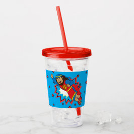 Hanukkah Super Judah der Hammer Acryltrinkbecher