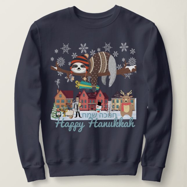 Hanukkah Sweatshirt (Design vorne)