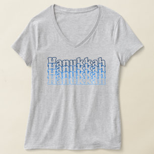 Hanukkah Typografie Hanukkah Geschenke Shirt