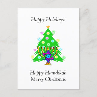 Hanukkah und Weihnachten zusammen Weihnachts-Weihn