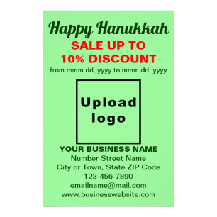 Hanukkah-Verkauf auf der Grundlage eines leichten  Fotodruck