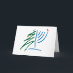 Hanukkah/Weihnachtskarte Feiertagskarte<br><div class="desc">Diese Karte kommt von www.BethAdam.org,  die Judentum,  Humanismus und Technologie miteinander verbindet. Karo in unserer Online-Gemeinde.</div>