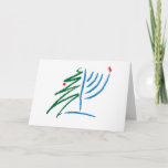 Hanukkah/Weihnachtskarte Feiertagskarte<br><div class="desc">Diese Karte kommt von www.OurJewishCommunity.org,  die Judentum,  Humanismus und Technologie miteinander verbindet.  Karo unsere Online-Gemeinde heraus.  Ecards sind auch dort erhältlich.</div>