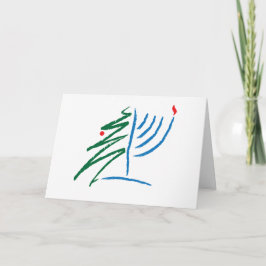 Hanukkah/Weihnachtskarte Feiertagskarte