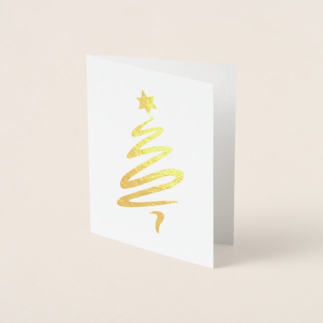 Hanukkah & Weihnachtskarte Folienkarte (Vorderseite)