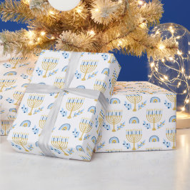 Hanukkah Wrapping Paper Geschenkpapier