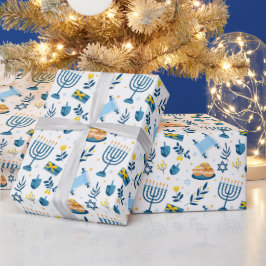 Hanukkah Wrapping Paper Geschenkpapier