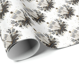 Hanukkah Wrapping Paper mit Menorah Geschenkpapier