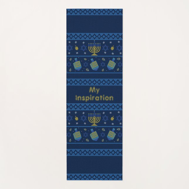 hanukkah yogamatte (Vorderseite)