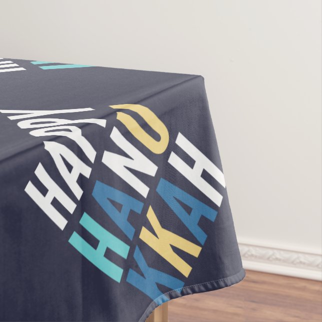 Hanukkah-Zeichen Tischdecke (Beispiel)