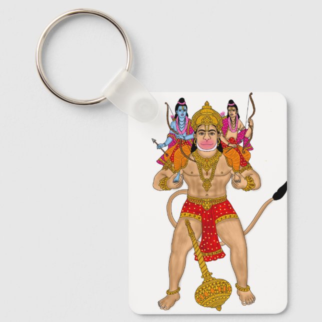 Hanuman Keychain Schlüsselanhänger (Vorderseite)