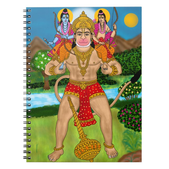 Hanuman Notizbuch Notizblock (Vorderseite)